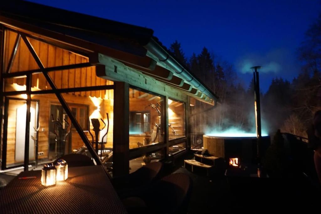 Chalet S - 5 Sterne Luxus Ferienhaus Direkt Am Eibsee Und Zugspitze Grainau Exterior photo