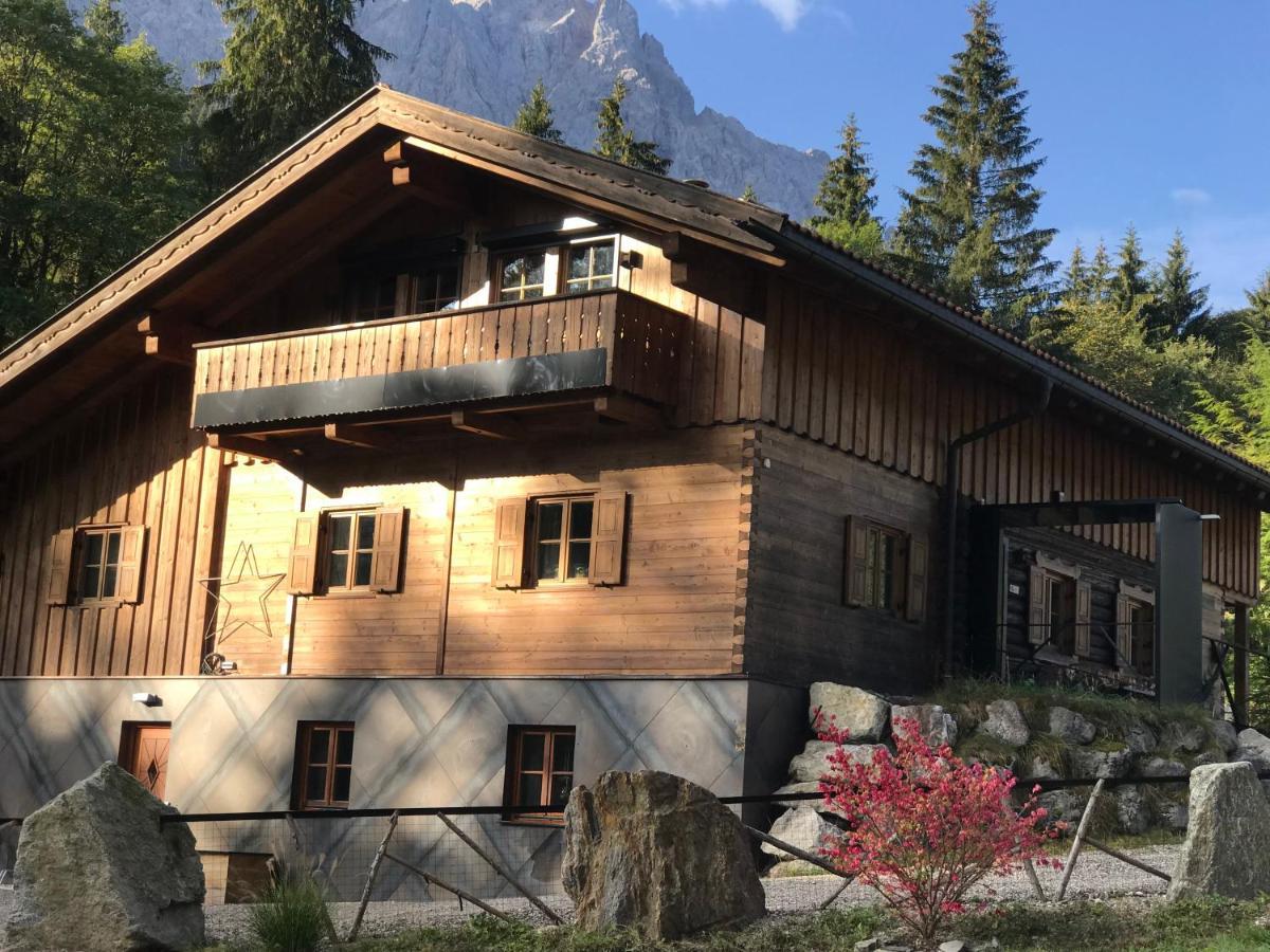 Chalet S - 5 Sterne Luxus Ferienhaus Direkt Am Eibsee Und Zugspitze Grainau Exterior photo